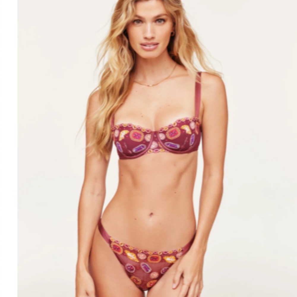 NWT Adore Me Contour Balconette Bra and Panty Set - 34B bra, small underwear